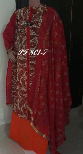 PF801 Chanderi Cotton Suits