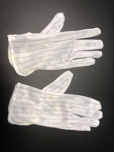 ESD Antistatic Cleanroom PVC Dotted Gloves