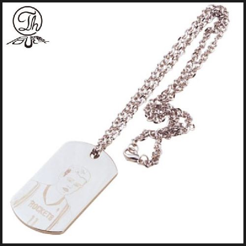 Ball Chain Dog Engraved Tags