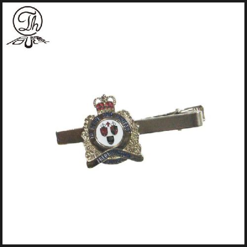 Royal Crown Tie Bar Clip Silver