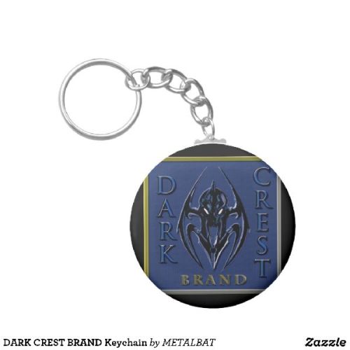 Dark Crest Brand Keychain 2.25 2.25'