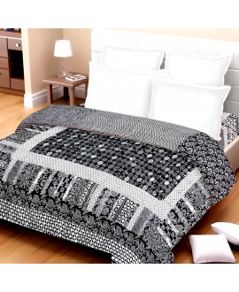 Black Patchwork Bed Linen