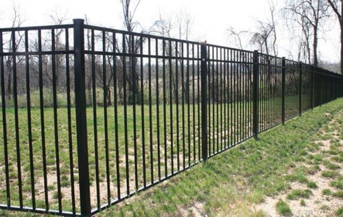 Decorative Steel Palisade Fence Galvanized