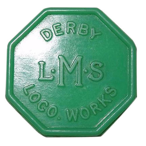 Embossed Octagonal Plastic Tokens, Color : Green