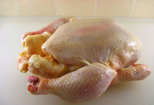 Frozen whole halal chicken