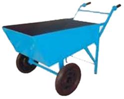 Wheel Barrow Double Wheel Trolley, Capacity : 2.5 Cu. Ft.