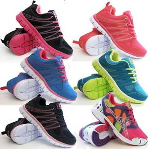 Canvas Ladies Running Sports Shoes, Size : 4 To 8