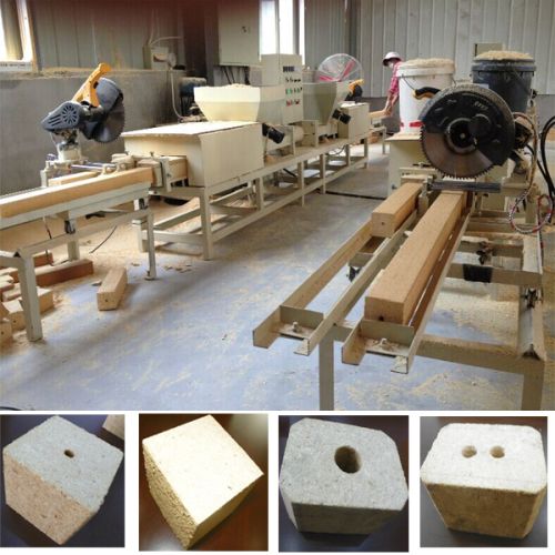 Wood Shaving Block Making Machine