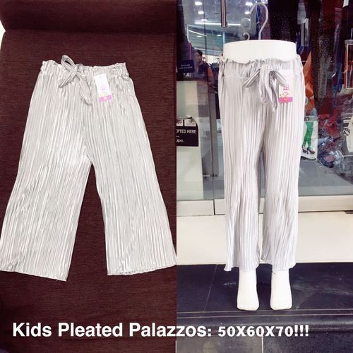 Girls Plain Palazzo Pants, Size : 20-40