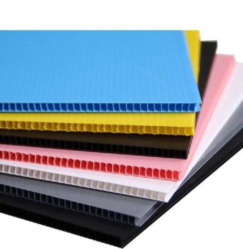 PP Hollow Sheets Corrugated Plastic Sheets Customized