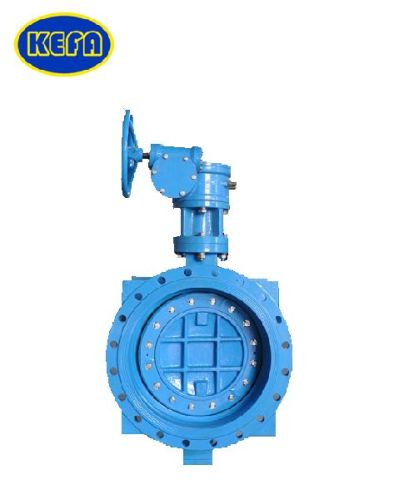 Douctile iron/WCB Double Eccentric Butterfly Valve, Brand Name : KEFA