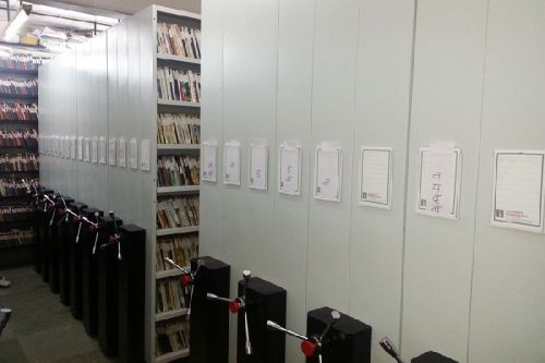 Polished Library Racks, Feature : Durable, Shiny Look.