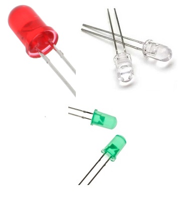 Glass 5mm LED Flicker Bulb, Voltage : 220V