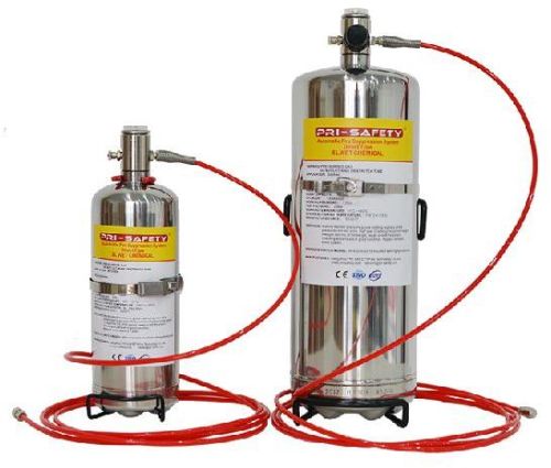 Stainless steel Automatic Fire Extinguisher, Brand Name : PRI-SAFETY