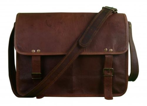Leather Messenger Bag