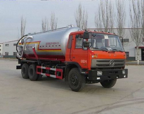 Dongfeng 4x2 20T Sewage Vacuum Pump Suction Truck