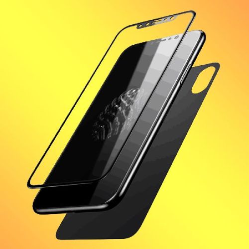2018 Trending Products 3D Front and Back Tempered Glass Screen Protector For iPhone X