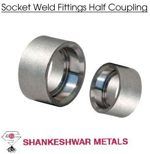 Socket Weld Half Coupling Fittings, Standard : ASME B16.9, B16.28, ASTM A234 A420 MSS-75 MSS-79, DIN 2605 2609 2616