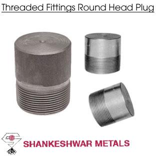 Threaded Round Head Plug Fittings, Connection : Socketweld