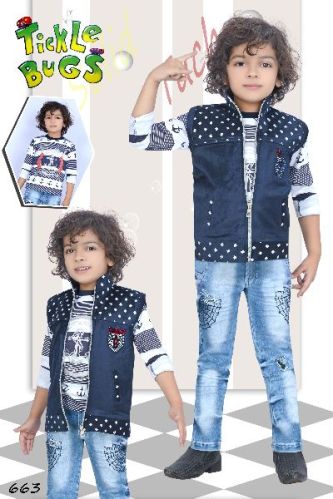 Boys Casual Wear Three Pcs Set