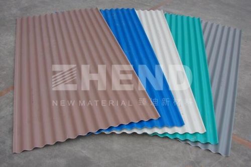 High quality resin FRP Roofing Panel, Brand Name : Zhend