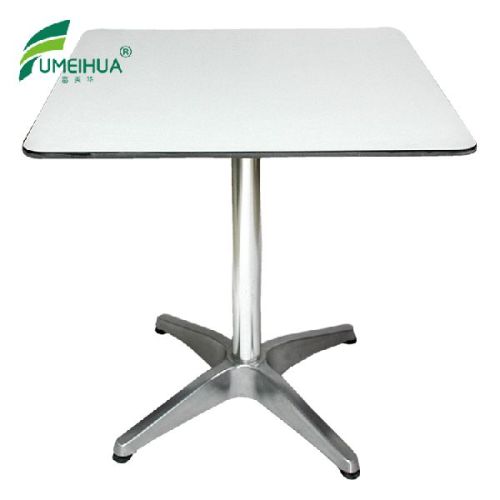 Restaurant Wood Grain Round Compact Hpl Laminate Table Top