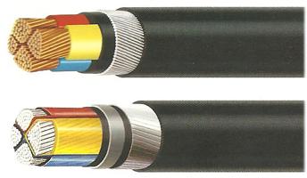 L.V. PVC & XLPE POWER CABLES WITH COPPER