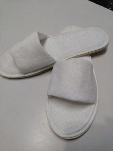 Micro Cellular Rubber Open ToeTerry Towel Slippers, Size : 6