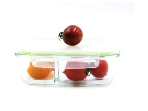Double Spacer Rectangular Glass Containers