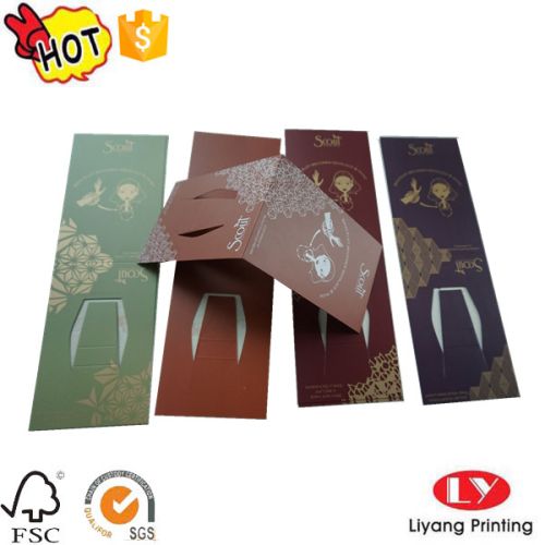 Jewelry Paper Necklace Cards Holder With Logo