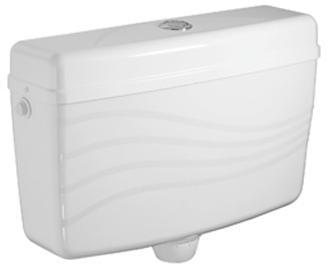 Center Push Toilet Flushing Cistern