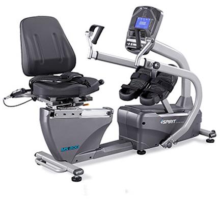 Body Recumbent Stepper Spirit Fitness Machine