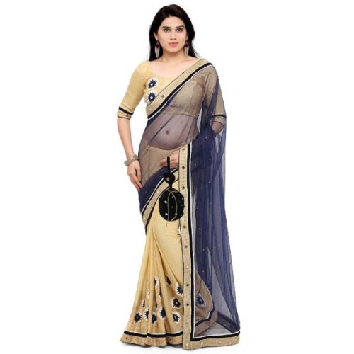 Arsh Impex Embroidery Net Sarees