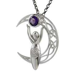 Silver Gemstone Pendant