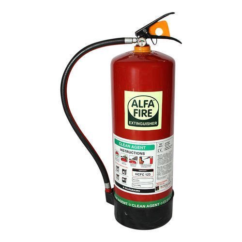 Steel Clean Agent Fire Extinguisher, Color : Red