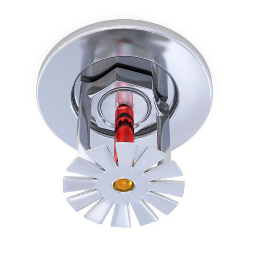 Polished Aluminium Fire Fighting Sprinkler, For Hotels, Malls, Size : 3/4 Inch