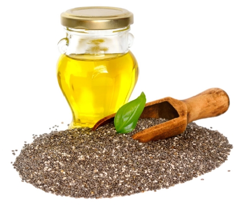 Essential Dietetics Chia Seed Oil, For Internal External, Color : Golden