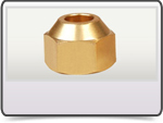 Brass Flare Short Nuts, Size : 1/8” To 3/4”