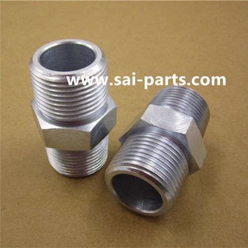 Custom Industrial Fittings OEM Steel Hex Pipe Nipples