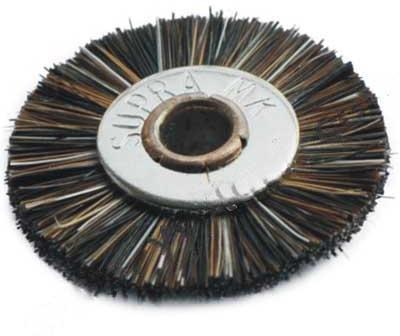 Brown White Wheel Brush