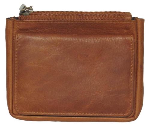 Leather Key & Coin Holder, Size : H- 8.5 X W-10.5 CM