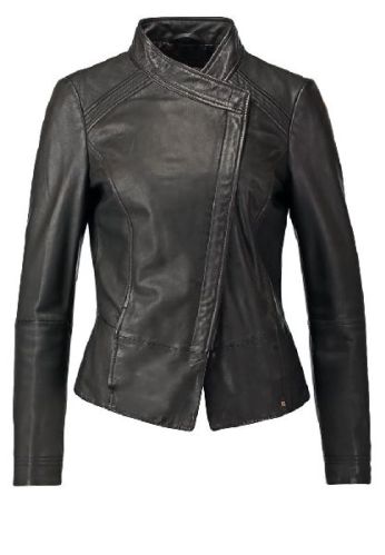 Ladies Cross Zipper Jacket Lamb/ Sheep AL-8017