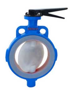 PTFE Lined Butterfly Valve