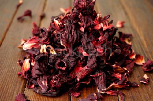 Dried hibiscus flower