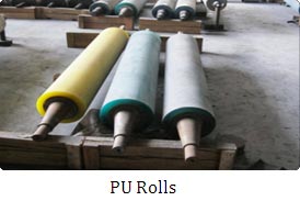 PU Rubber Rollers, For Industrial