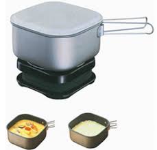 Portable Travel Cooker, Color : Metallic