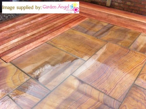 Rainbow Sandstone Tiles