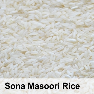Sona masoori rice, Protein : 08.00 g