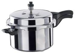 Regular Aluminium Outer Lid Pressure Cooker, Handle Material : Plastic