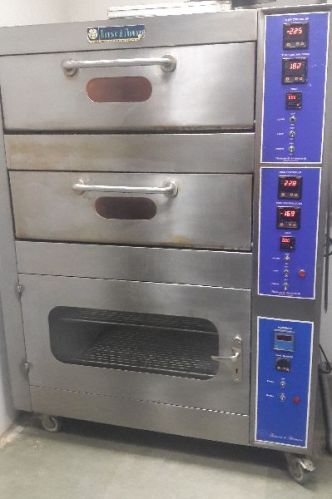Double Deck Oven With Provin Cabinet
